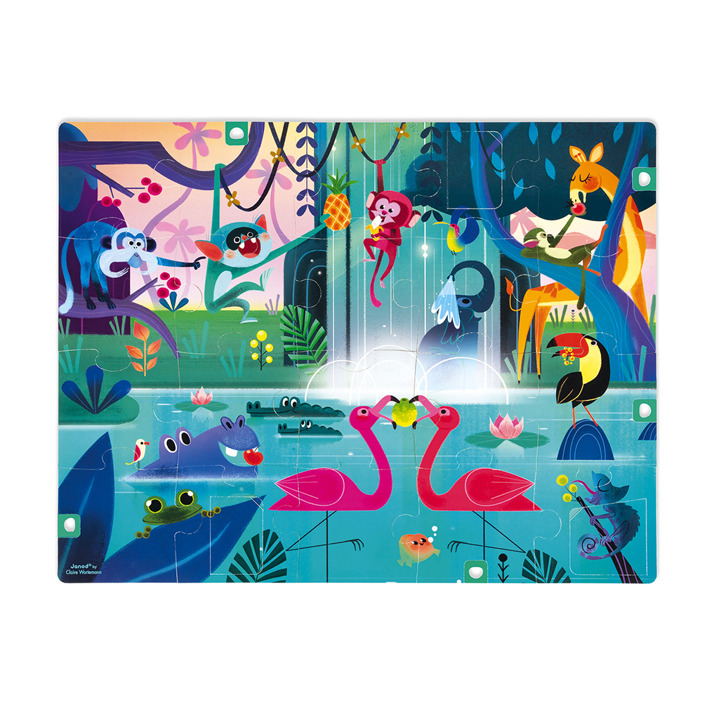PUZZLE FIESTA EN LA SELVA