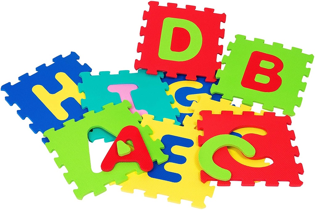 PUZZLE FOAM LETRAS 32x32x1