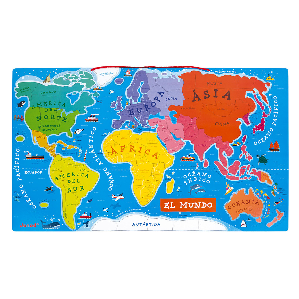 PUZZLE MAGNETICO ATLAS MUNDIAL