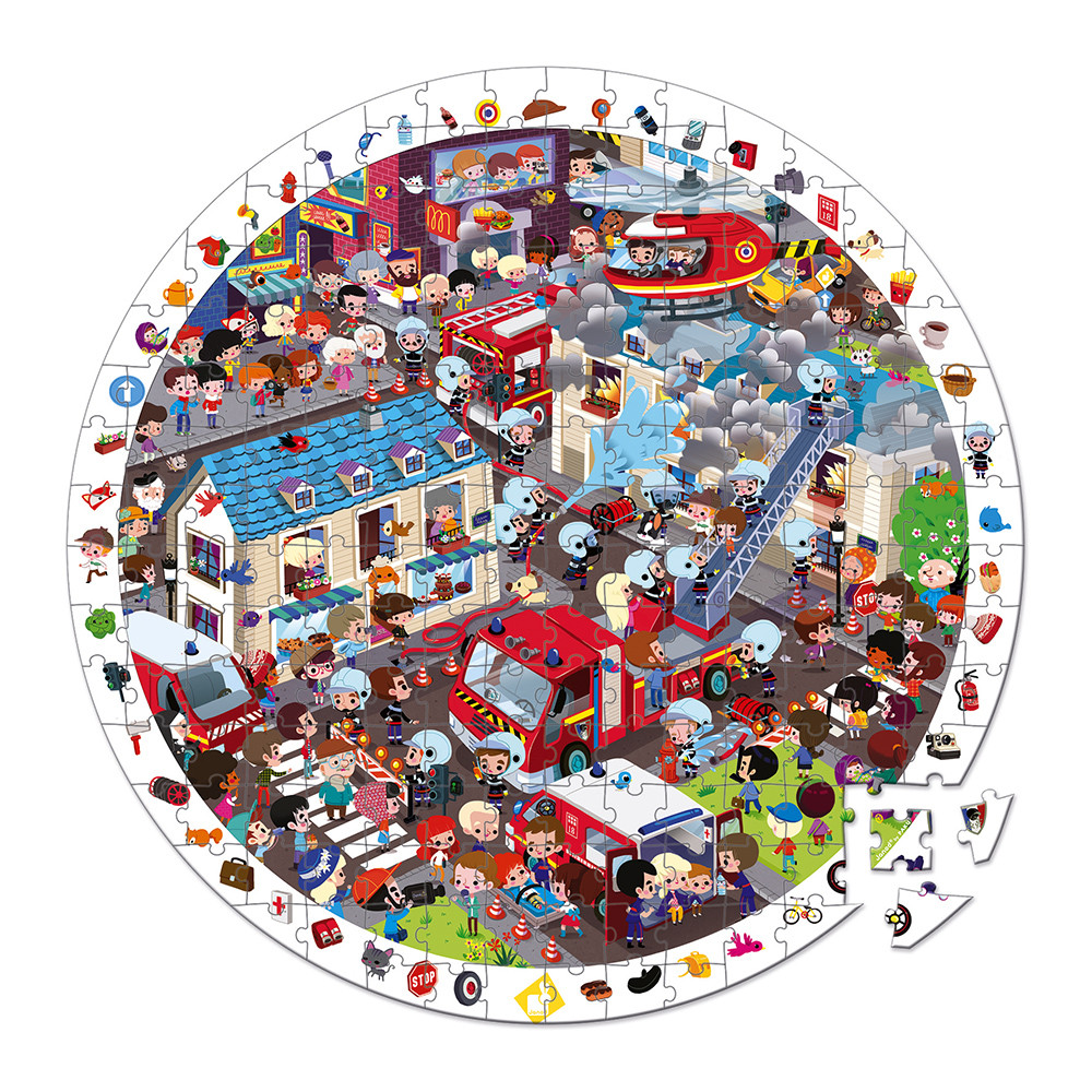 PUZZLE OBSERVACION BOMBEROS