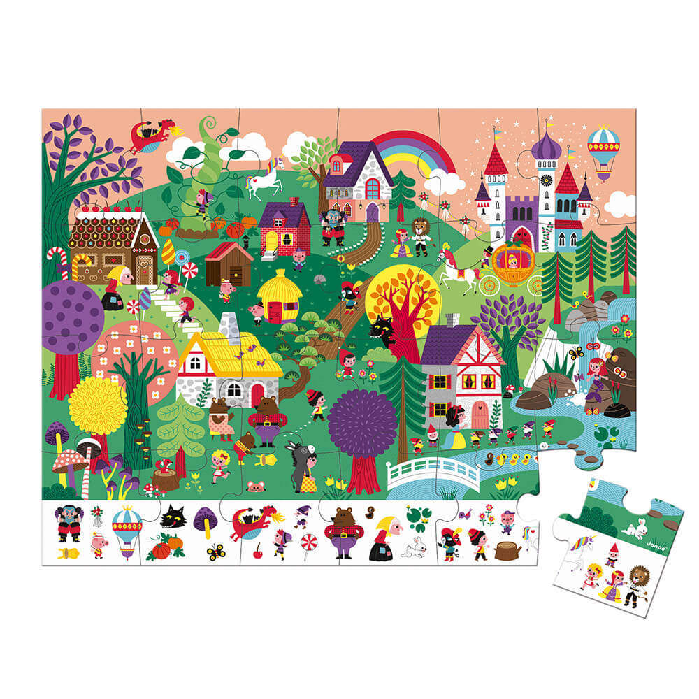 PUZZLE OBSERVACION LOS CUENTOS