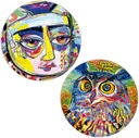 PUZZLE ROUND 3D ABSTRACT