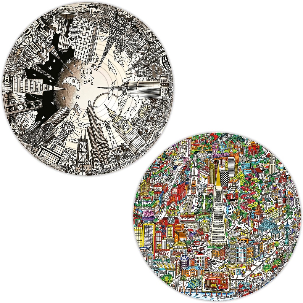 PUZZLE ROUND 3D CHARLES FAZZINO