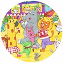 PUZZLE SILUETA BUS ARCOIRIS