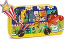 PUZZLE SILUETA BUS ARCOIRIS