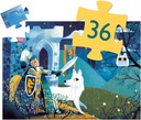 PUZZLE SILUETA CABALLERO LUNA LL