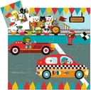 PUZZLE SILUETA COCHE CARRETAS