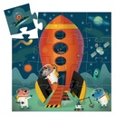 PUZZLE SILUETA NAVE ESPACIAL