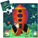PUZZLE SILUETA NAVE ESPACIAL