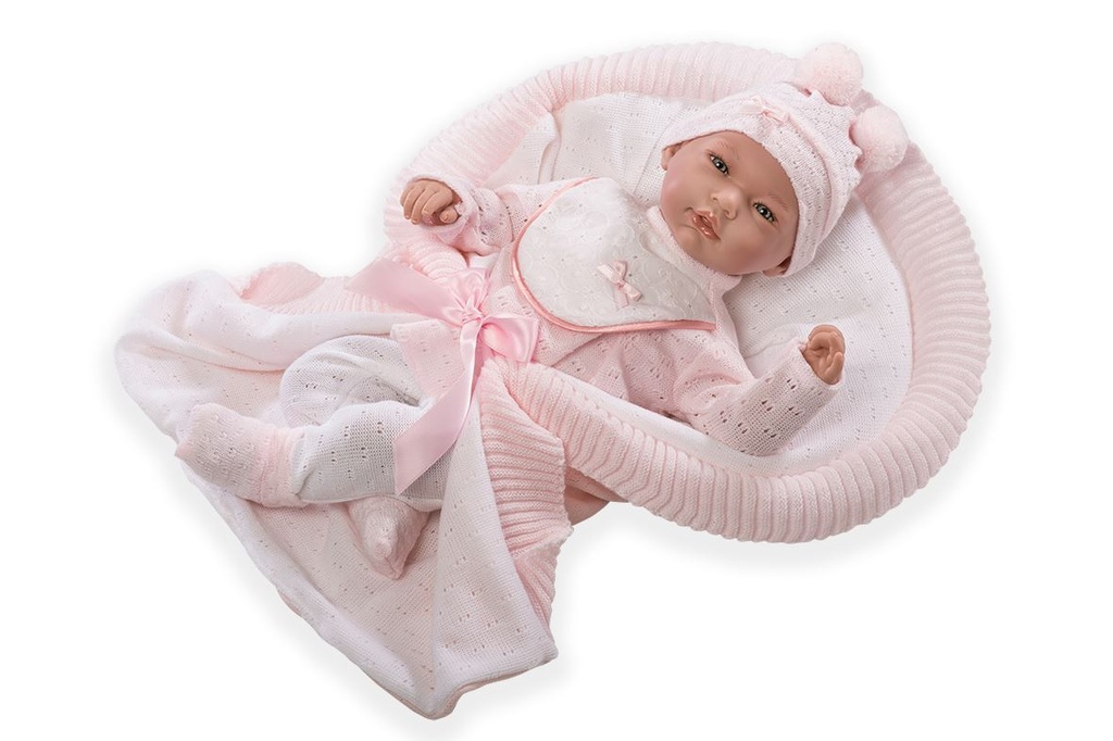 REBORN JULIA 46 CM. GORRO LANA
