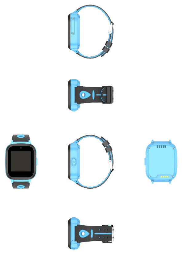 RELOJ GPS KIDS WATCH AZUL