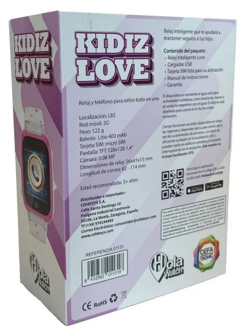 RELOJ INTELIGENTE URBAN LOVE