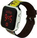 RELOJ LED POKEMON negro