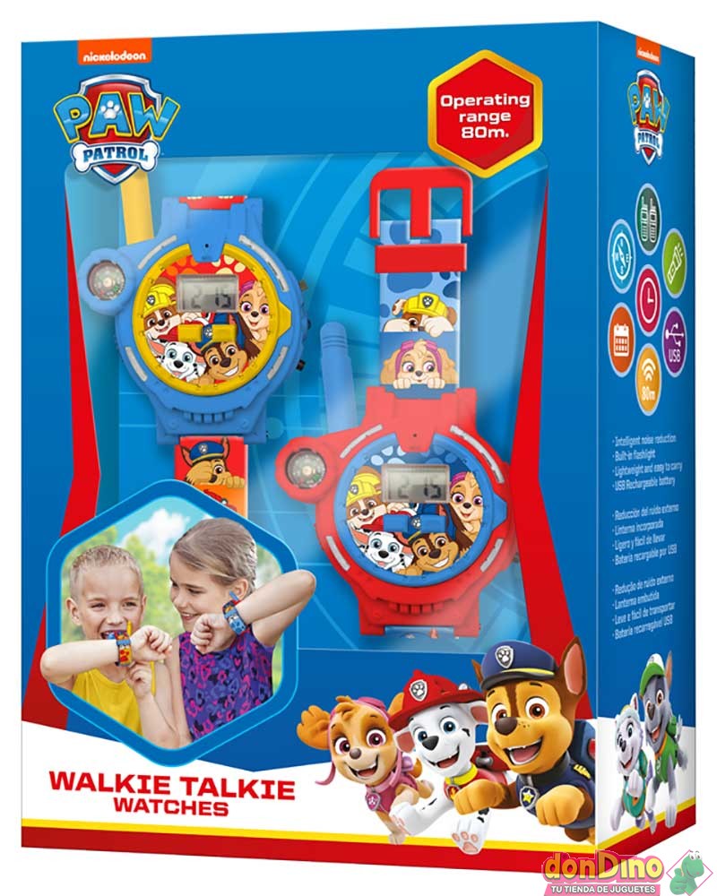 RELOJ WALKIE TALKIE PAW PATROL