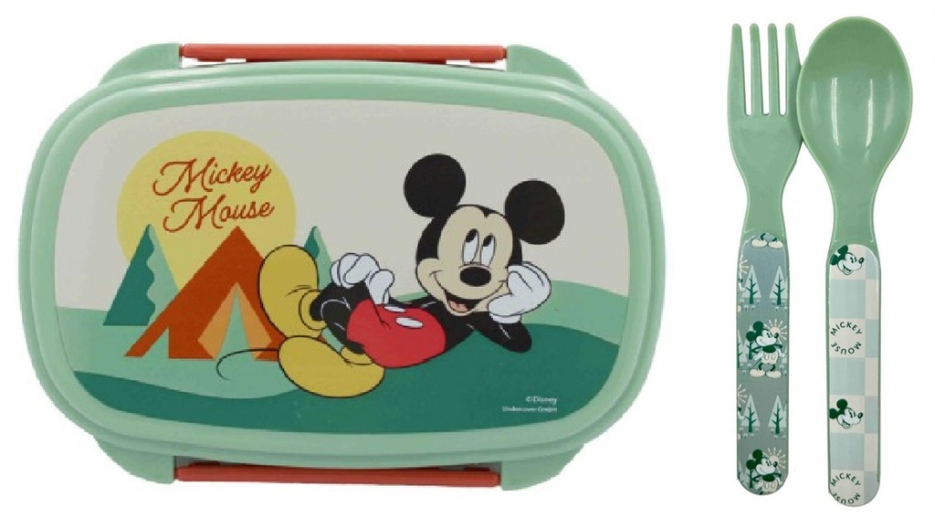 SANDWICHERA MICKEY C/CUBIERTOS