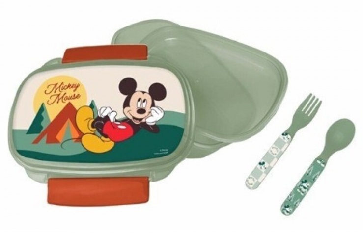 SANDWICHERA MICKEY C/CUBIERTOS
