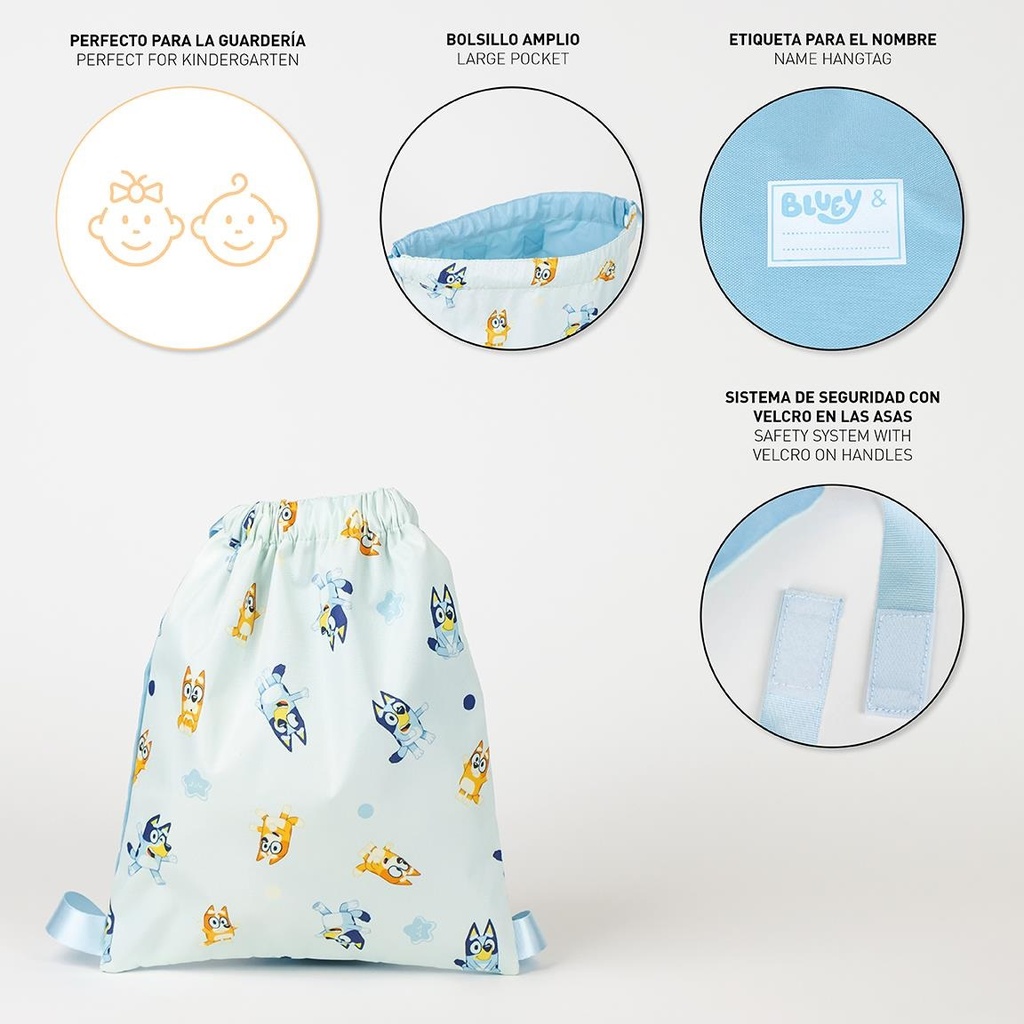 SAQUITO BLUEY ESTAMPADO