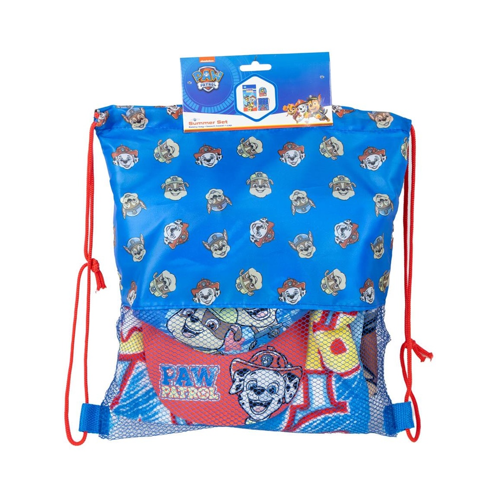 SAQUITO+TOALLA+GORRA PAW P.