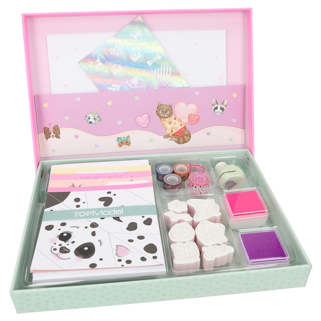 SET CARTAS LOVE KITTY & DOGGY TOP MODEL