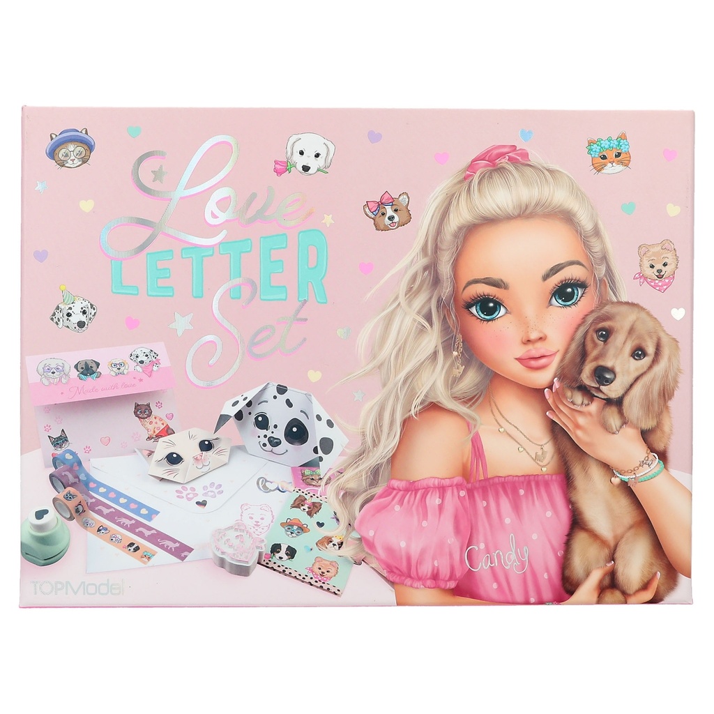 SET CARTAS LOVE KITTY & DOGGY TOP MODEL