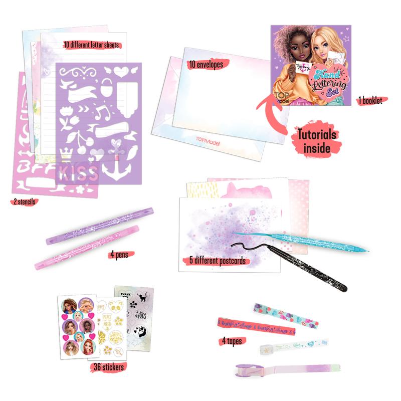 SET CARTAS Y LETTERING TOP MODEL