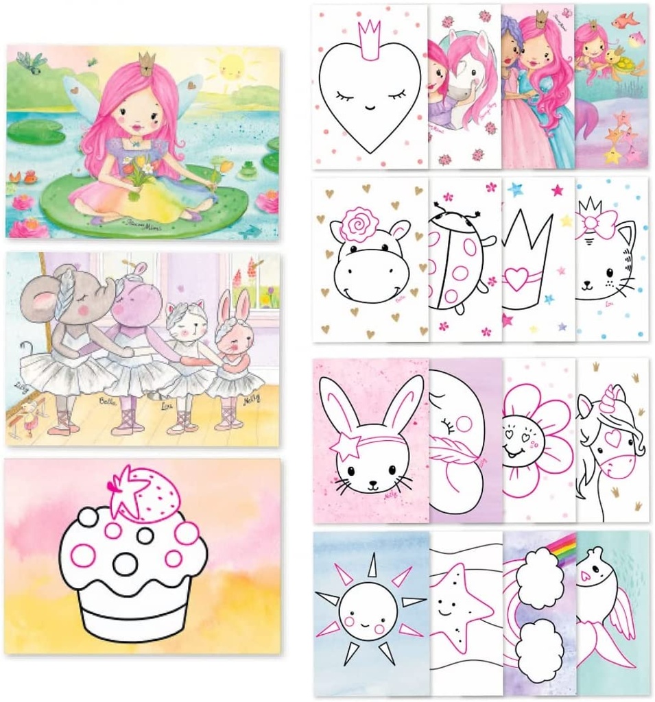 SET CREATIVO PEGAMENTO PRINCESS MIMI