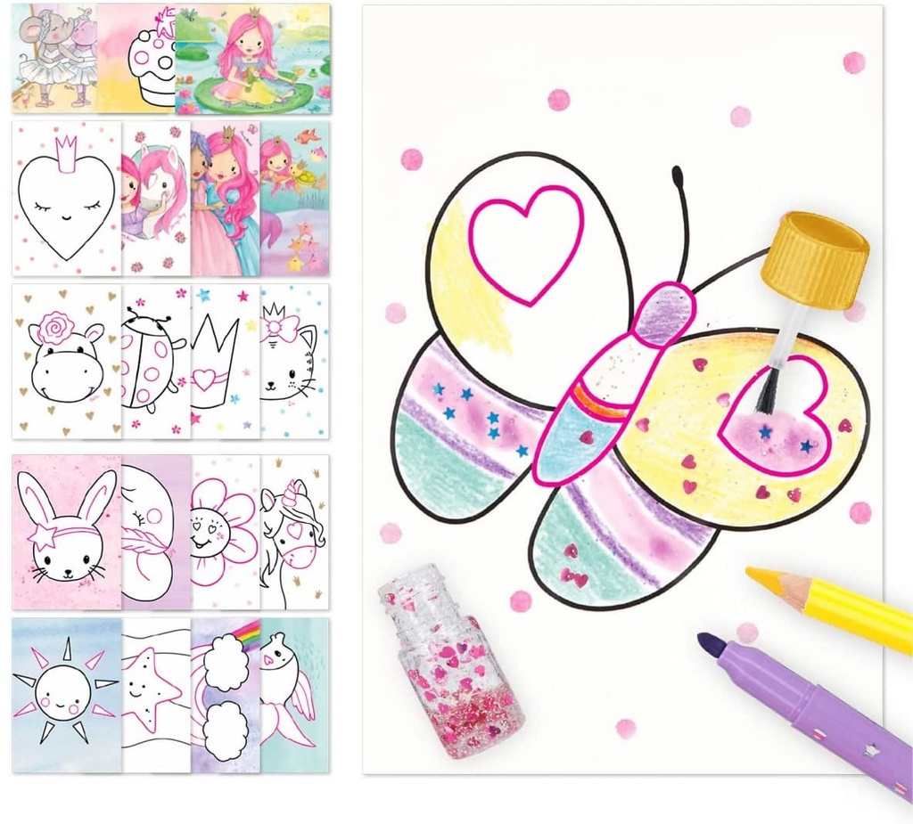 SET CREATIVO PEGAMENTO PRINCESS MIMI