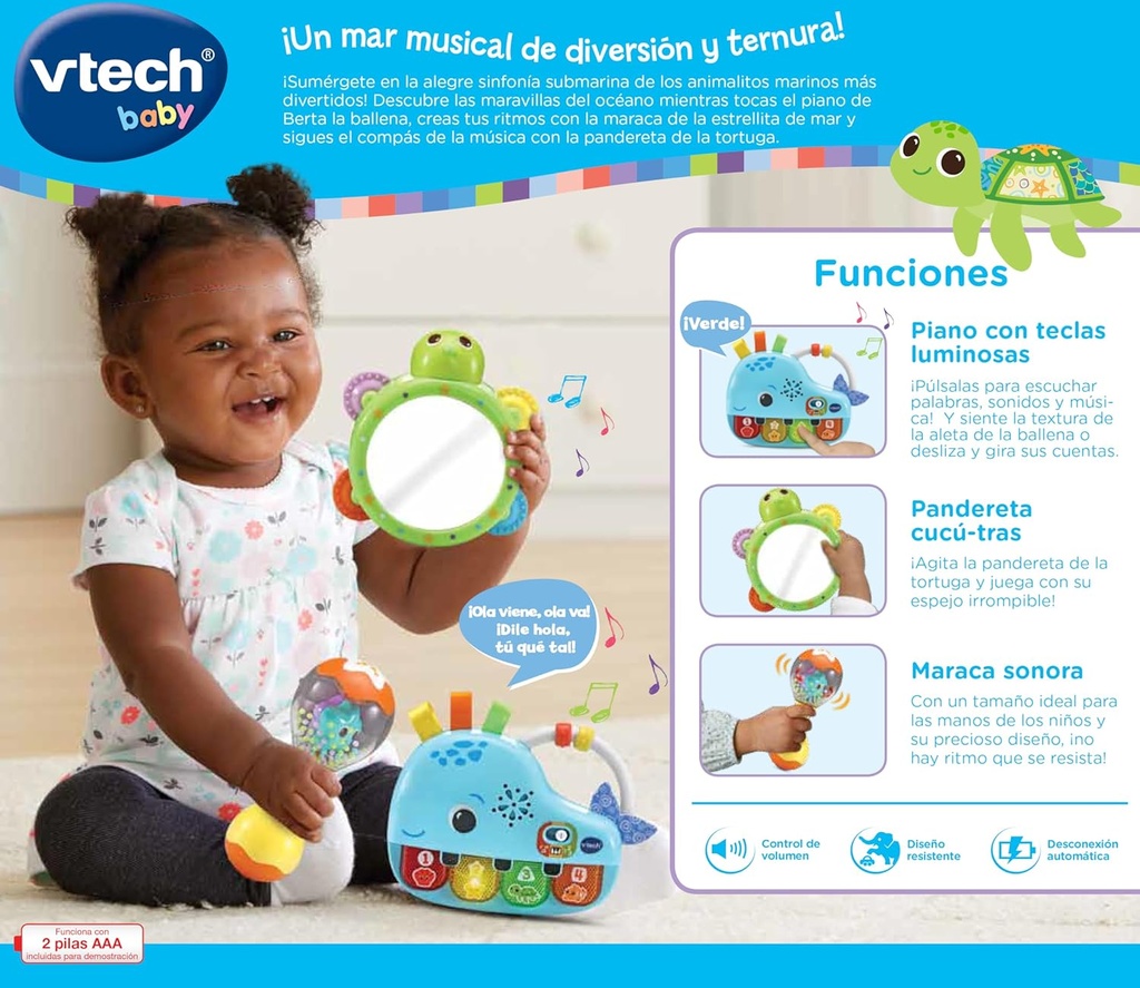SET MUSICAL BERTA LA BALLENA