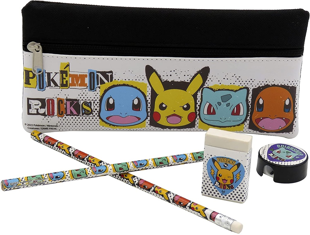 SET PAPELERIA C/PORTAT.POKEMON