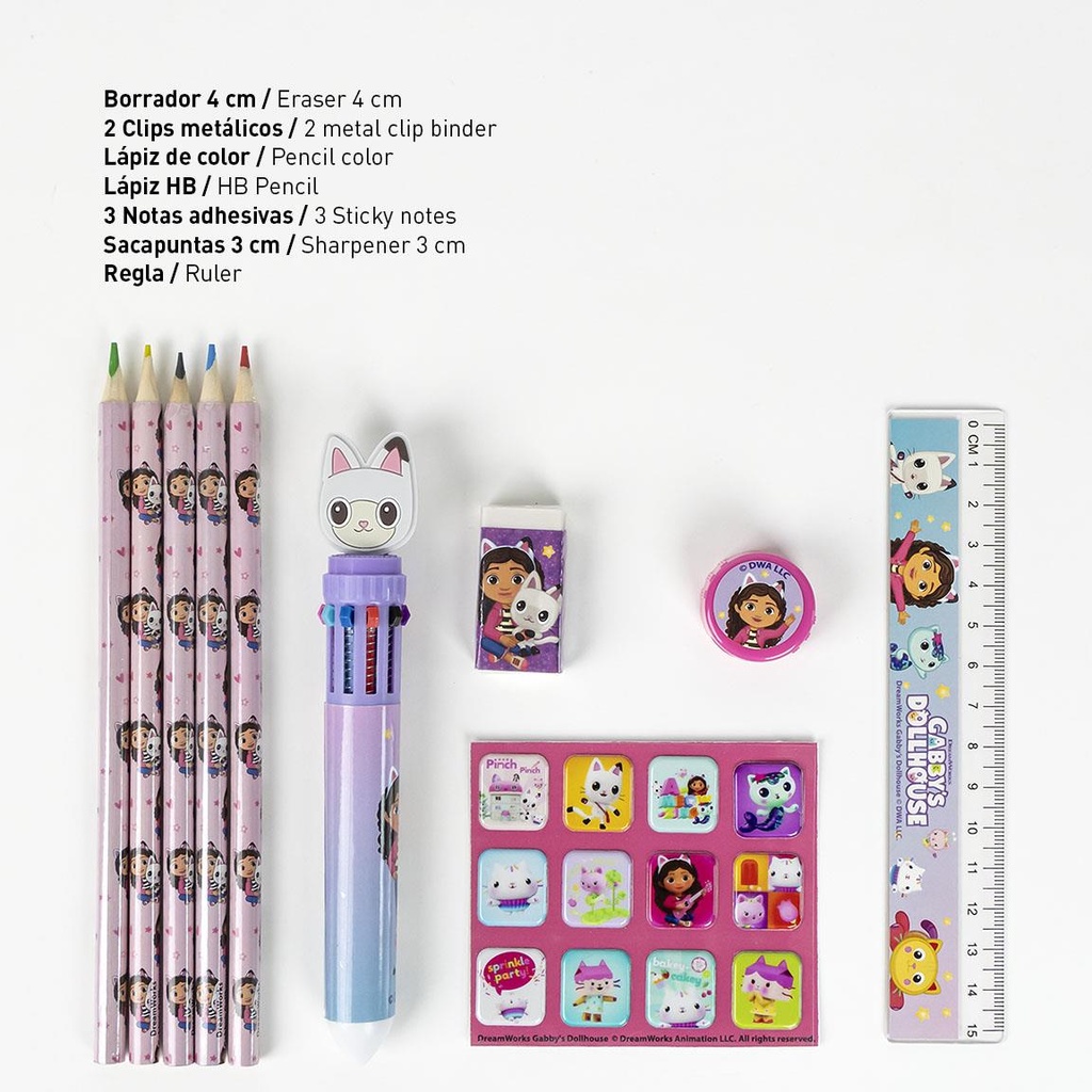 SET PAPELERIA GABBY'S EVA
