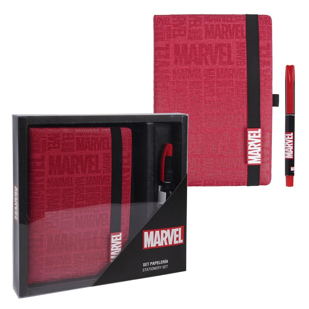 SET PAPELERIA MARVEL