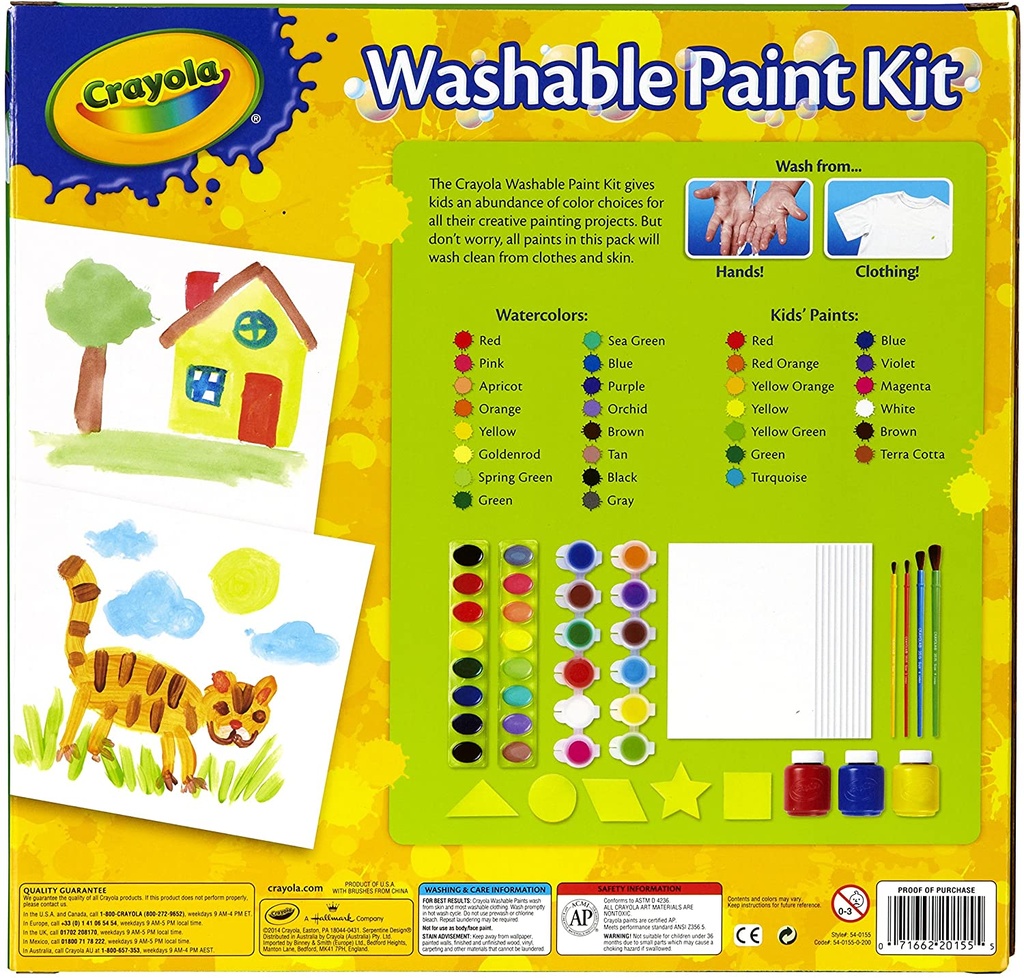 SET PINTURA LAVABLE 40 P.