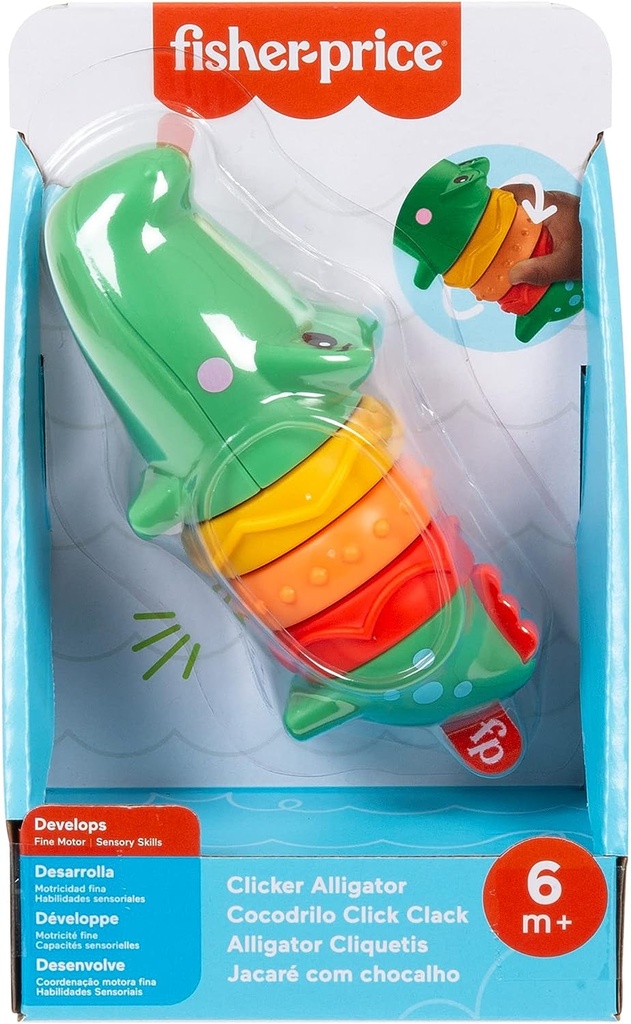 SONAJERO COCODRILO CLICK CLACK