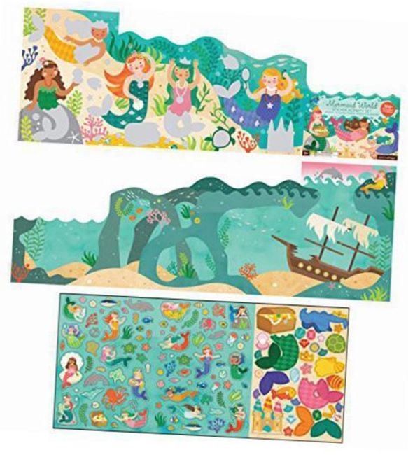 STICKERS MERMAID WORLD