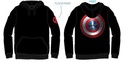 SUDADERA AVENGERS NEGRA T.L