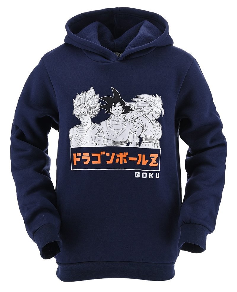 SUDADERA DRAGON BALL NAVY T.8