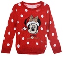 SUDADERA MINNIE ROJA T.6
