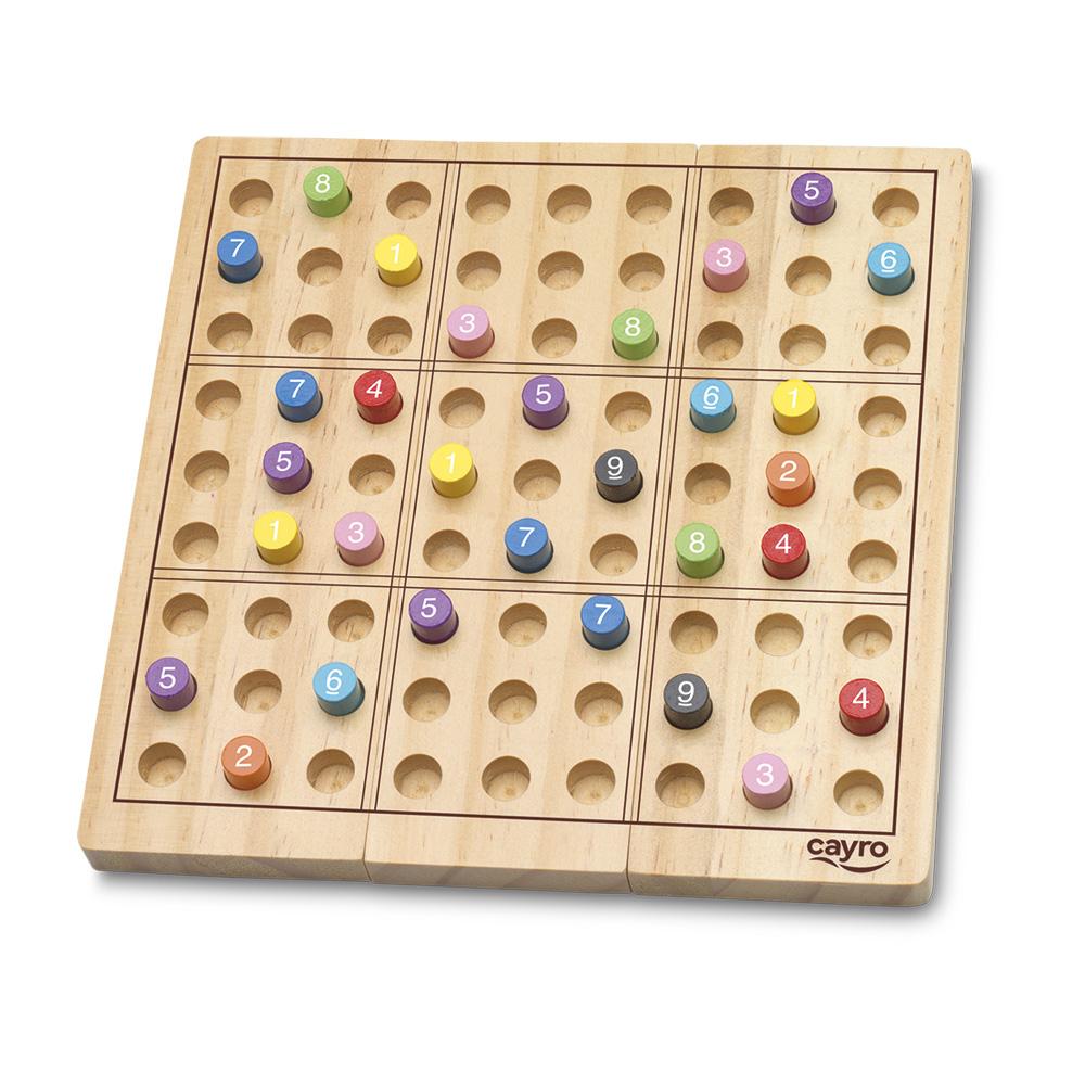 SUDOKU MADERA CAJA METAL
