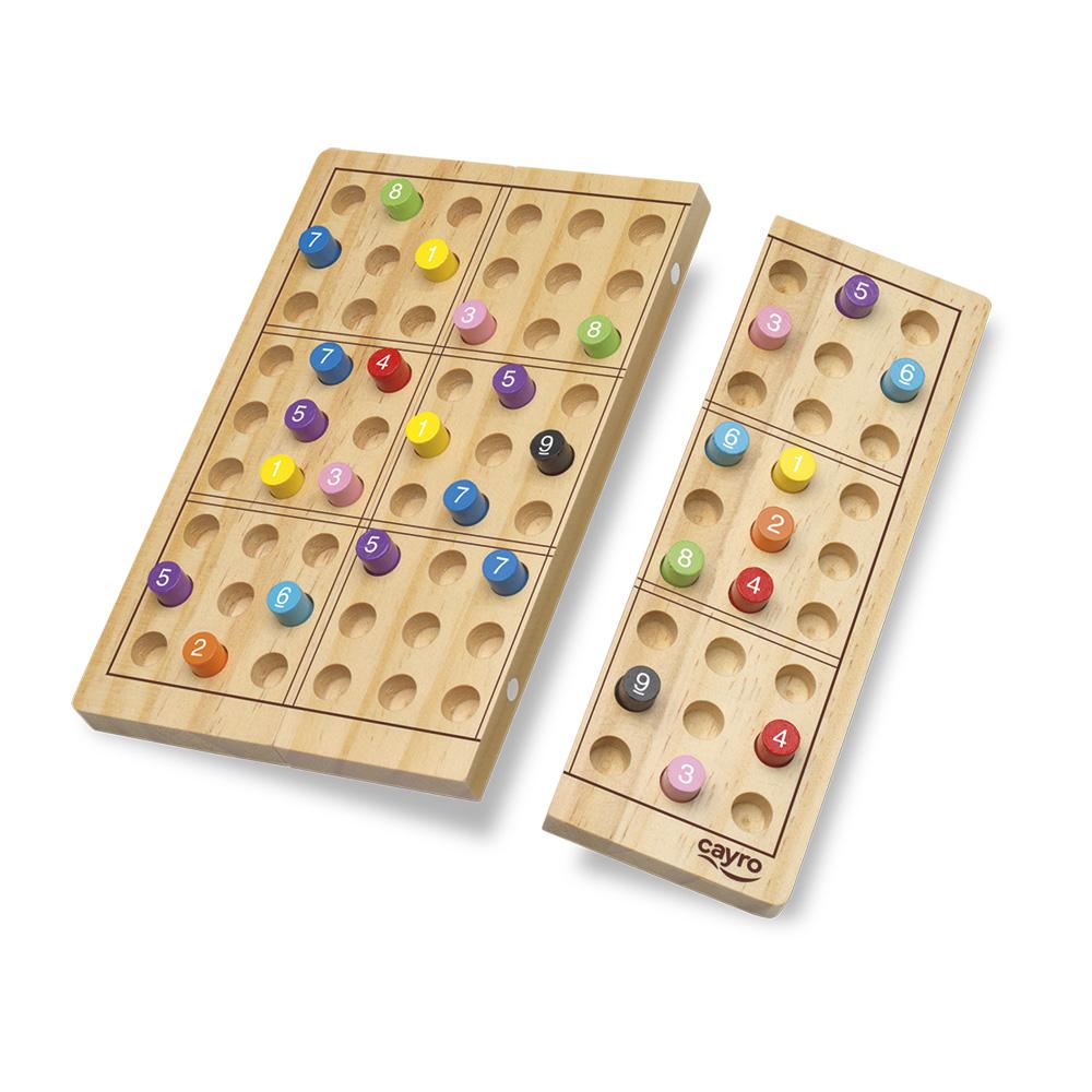 SUDOKU MADERA CAJA METAL