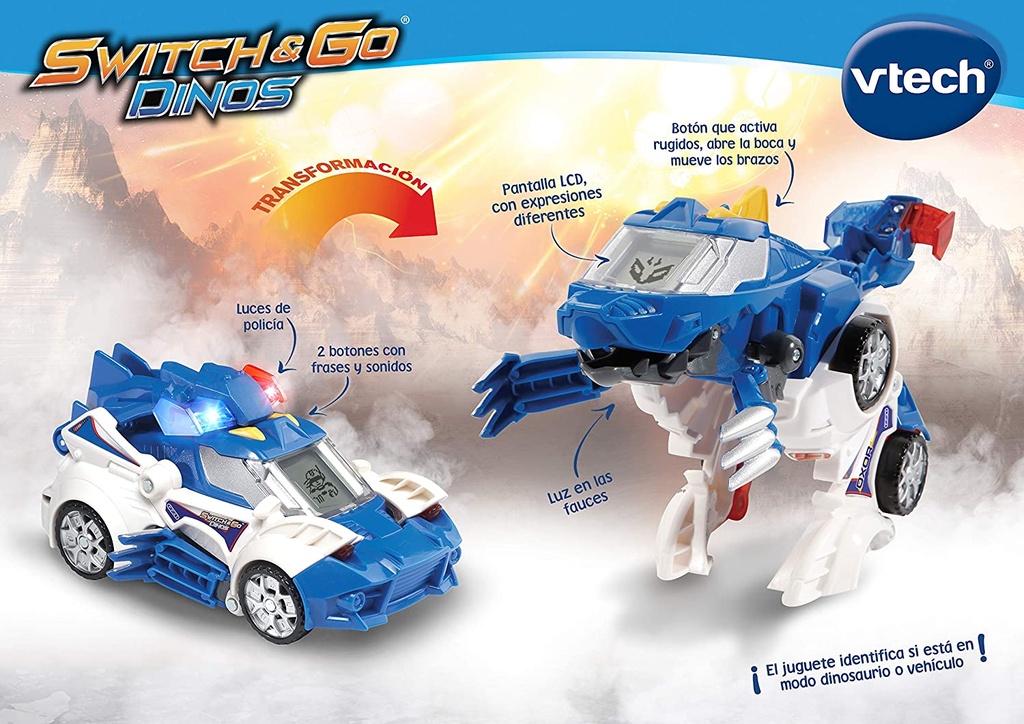 SWITCH & GO DINO PATRULLA POL.