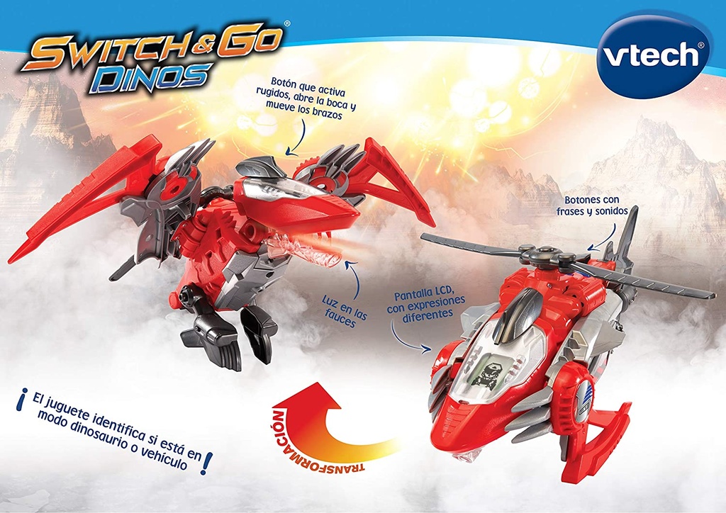 SWITCH&GO DINOS PTERANODONTE