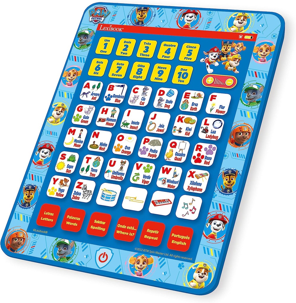 TABLET PAW PATROL BILINGUE