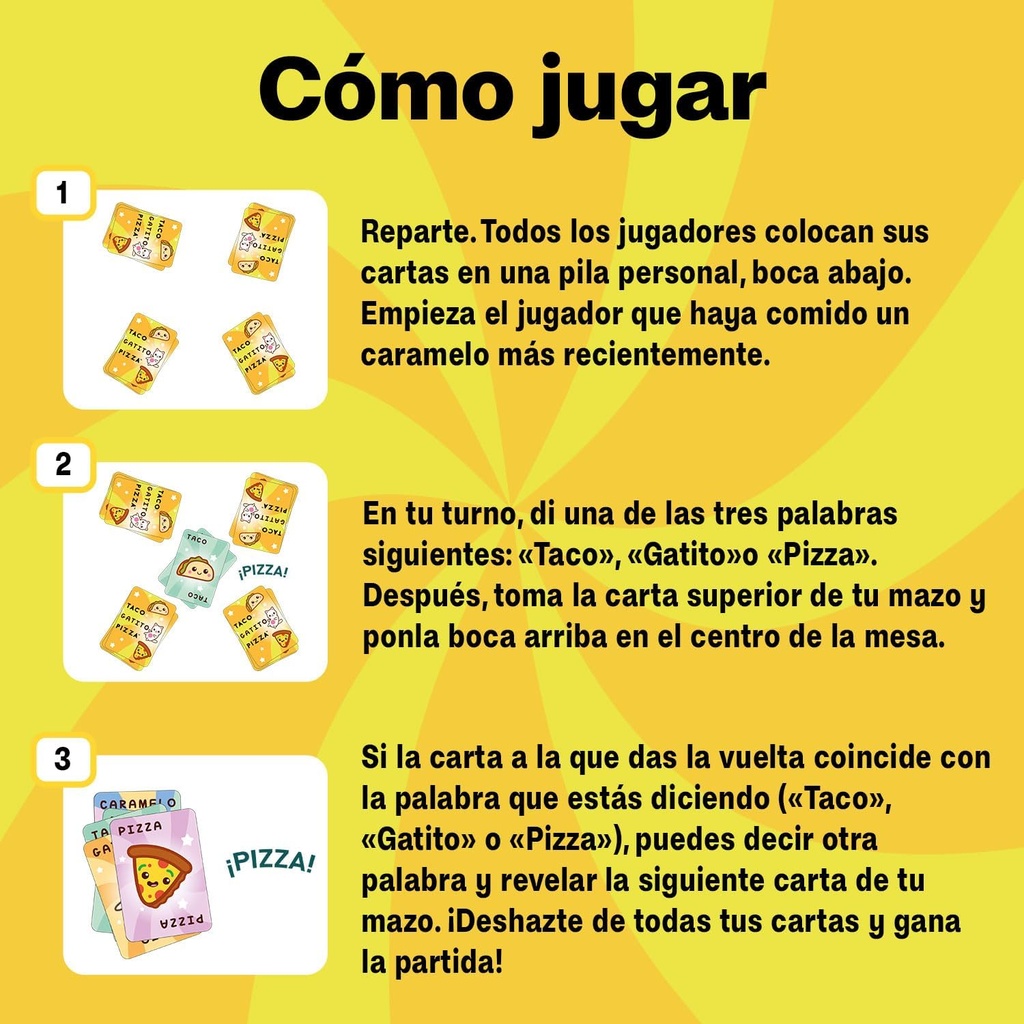 TACO, GATITO, PIZZA