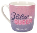 TAZA GLITTER QUEEN TOP MODEL