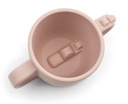 TAZA SILICONA 2 ASA CROCO ROSA