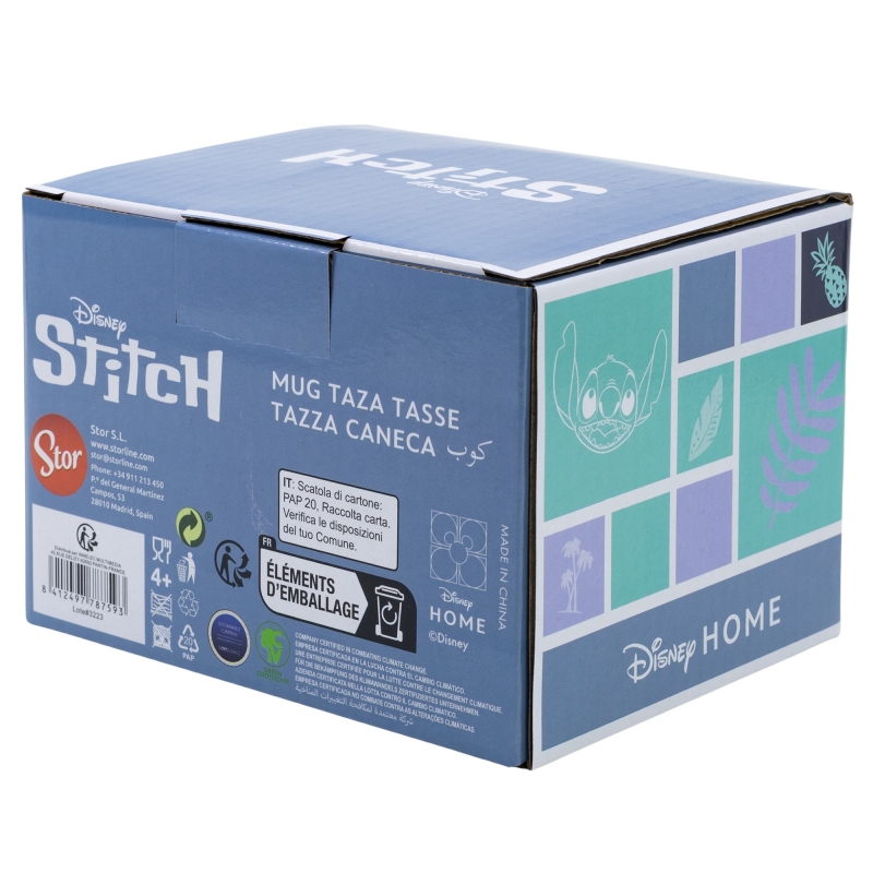 TAZA STITCH 3D 420 ML.