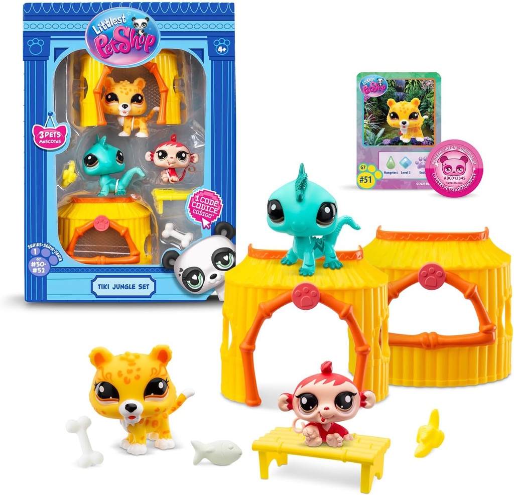 TIKI JUNGLE SET LITTLEST PET SHOP