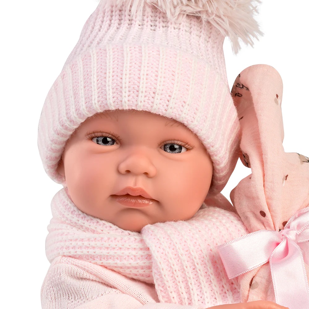 TINA TOQUILLA BAMBI ROSA 43 CM.