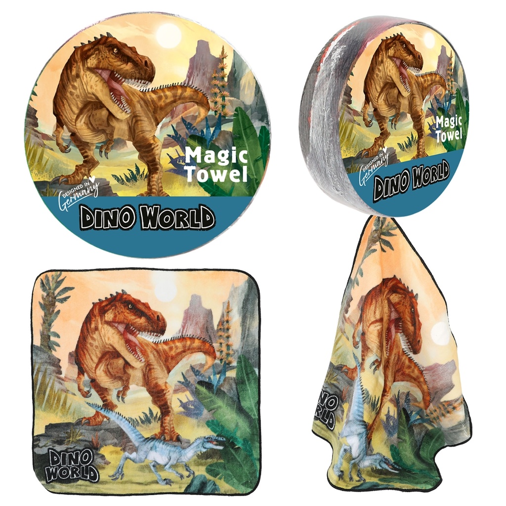 TOALLA MAGICA DINO WOLRD
