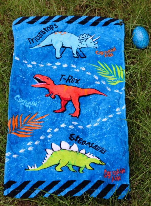 TOALLA MAGICA HUEVO DINO